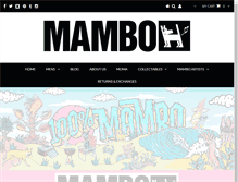 Tablet Screenshot of mambosurfdeluxe.com